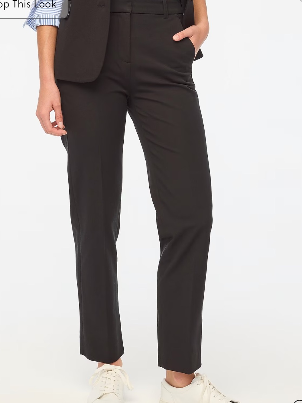 J.Crew Factory Kallie Pant in black